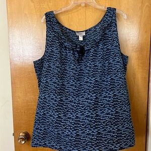 XL blue Loft tank top